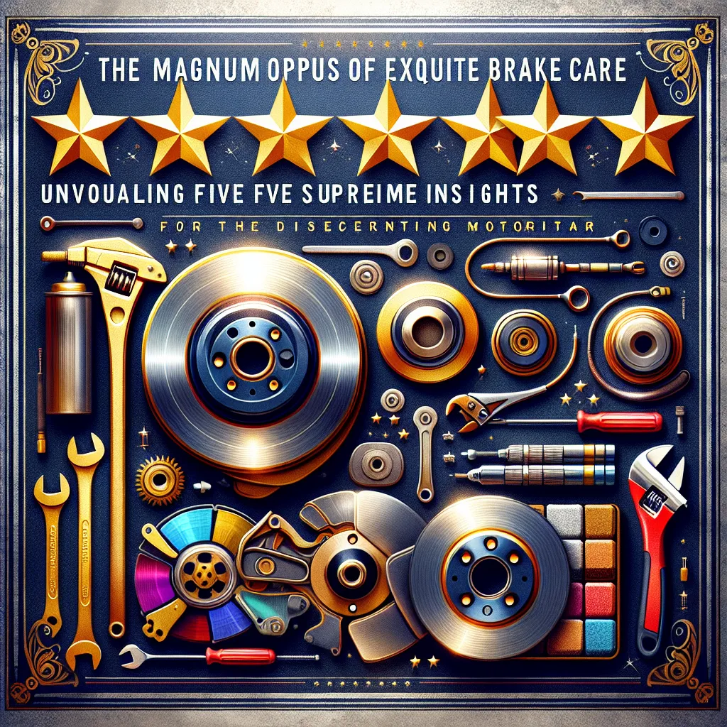 The Magnum Opus of Exquisite Brake Care: Unveiling Five Supreme Insights for the Discerning Motorist