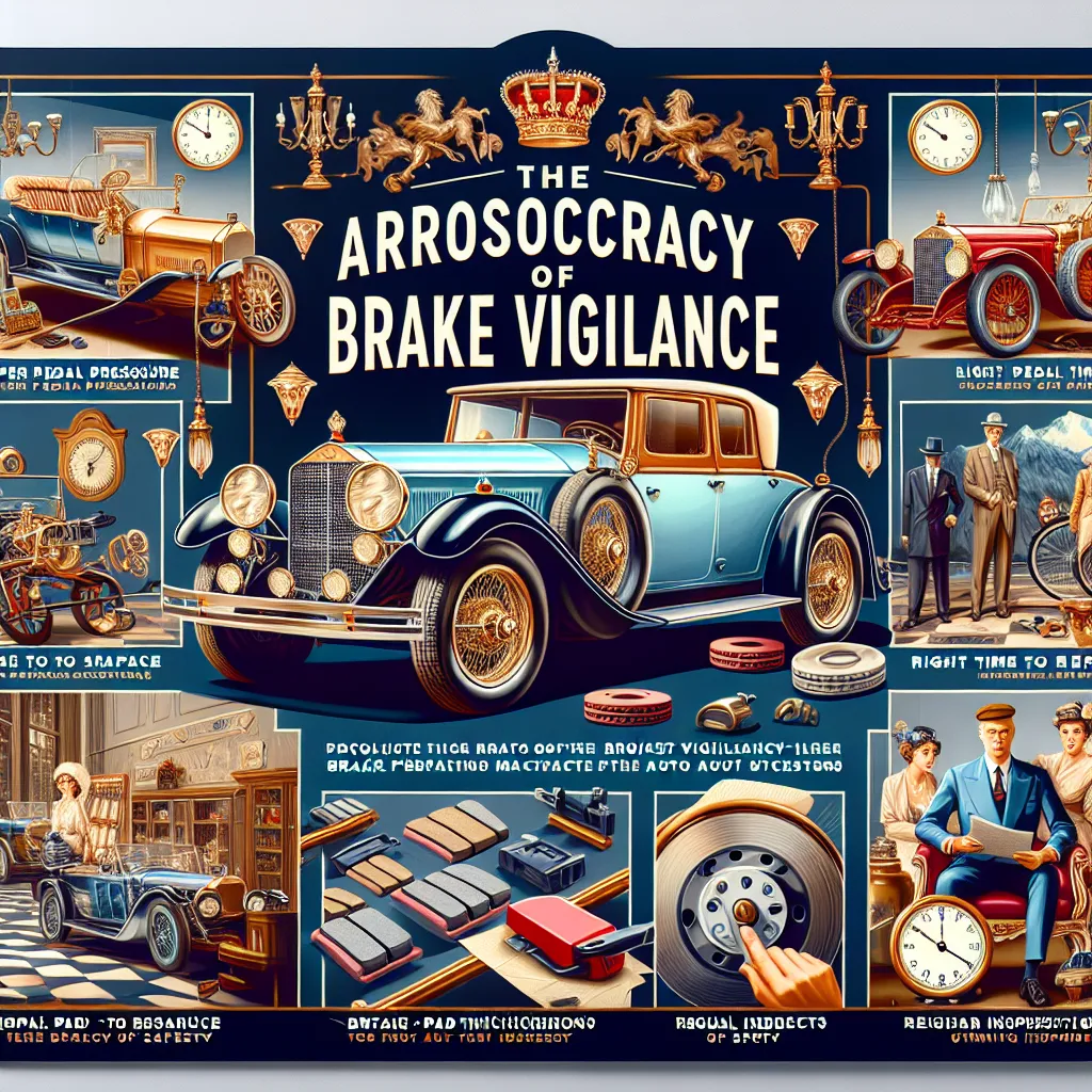 The Aristocracy of Brake Vigilance: Five Unsurpassed Insights for the Refined Auto Aficionado