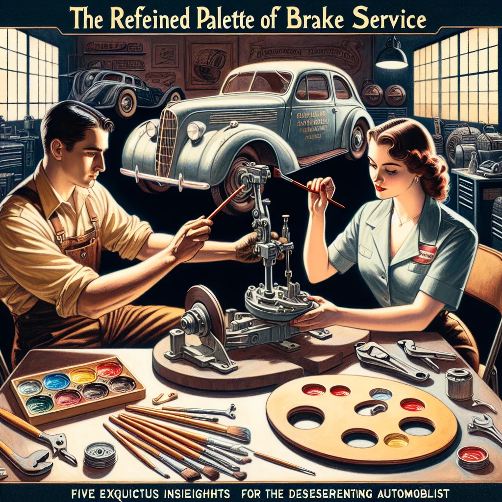 The Refined Palette of Brake Service: Five Exquisite Insights for the Discerning Automobilist