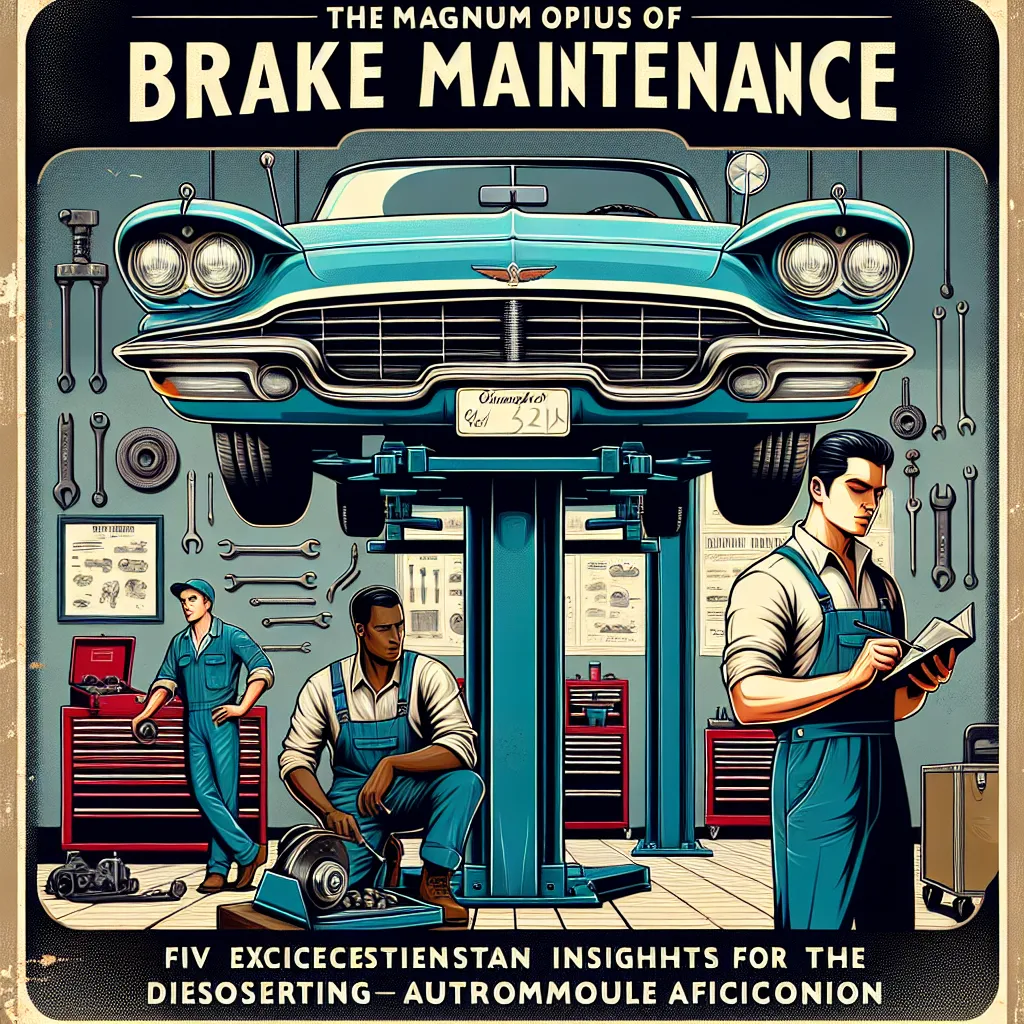 The Magnum Opus of Regal Brake Maintenance: Five Exceptional Insights for the Discerning Automobile Aficionado