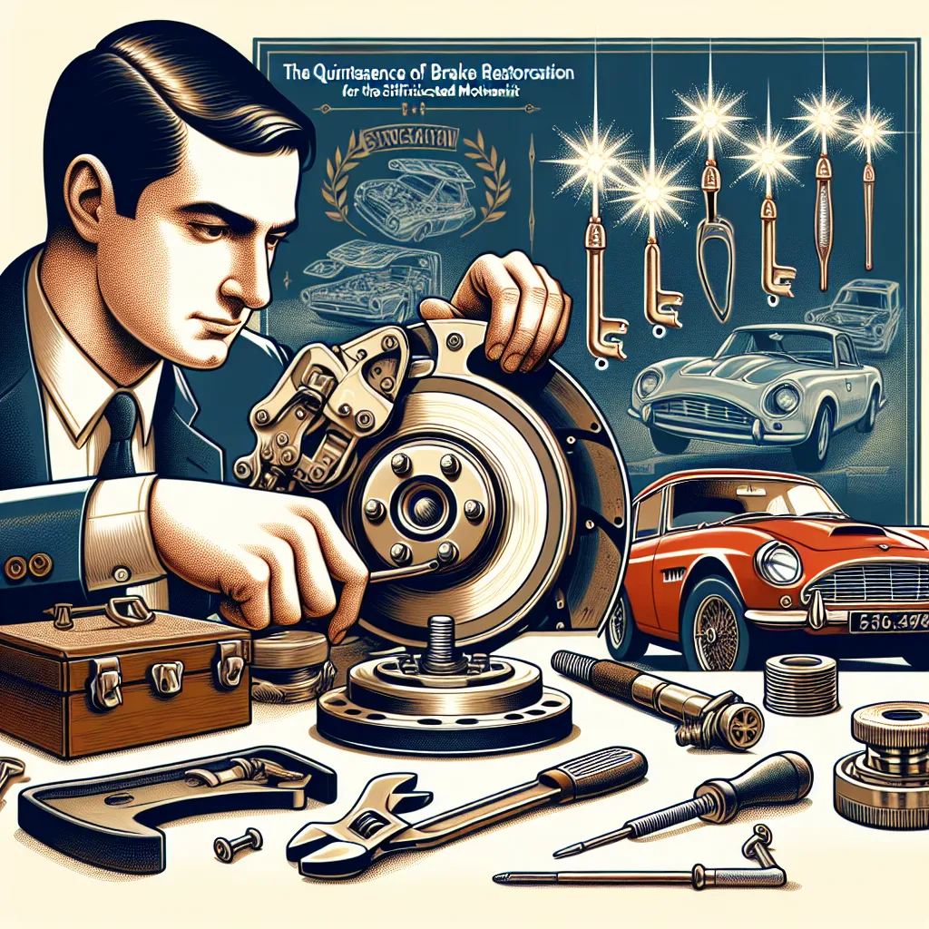 The Quintessence of Brake Restoration: Five Unveiled Secrets for the Sophisticated Motorist