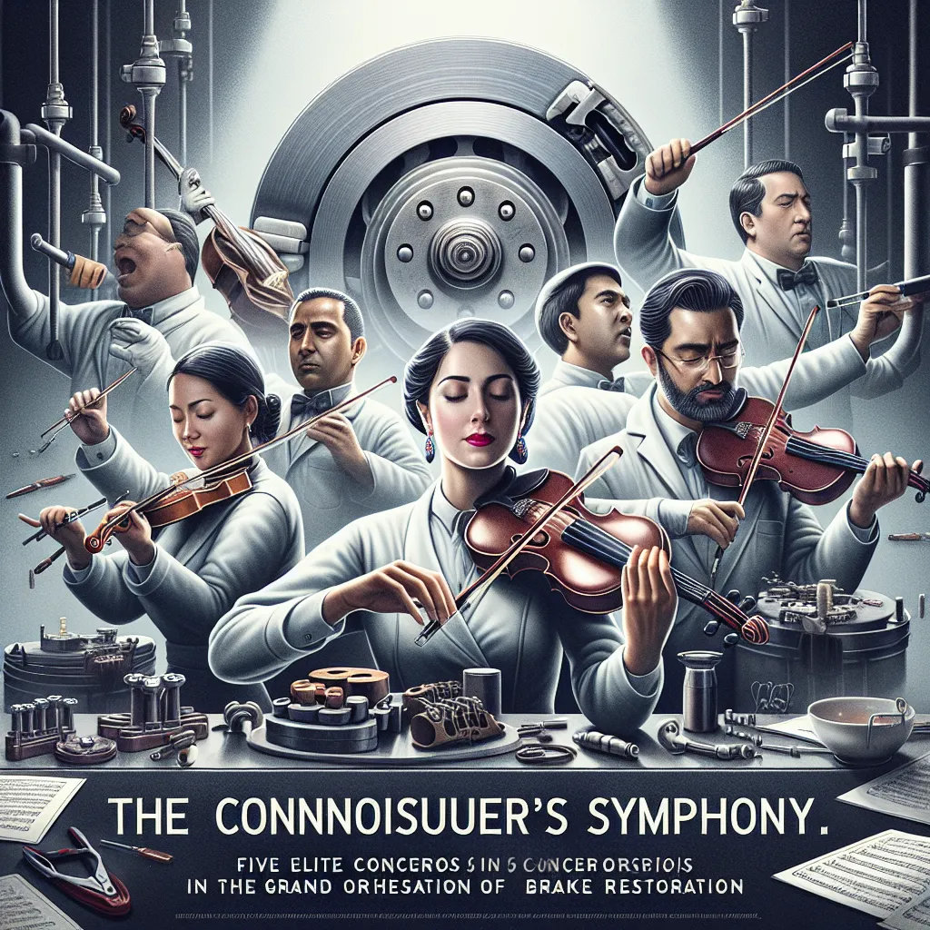 The Connoisseur's Symphony: Five Elite Concertos in the Grand Orchestration of Brake Restoration