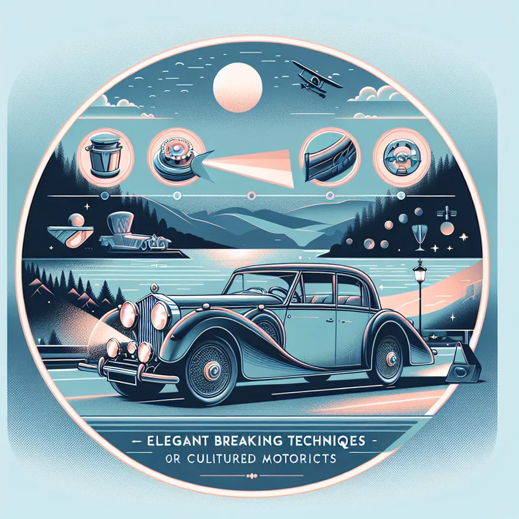 The Art of Elegant Braking: Five Impeccable Insights for the Cultured Motorist