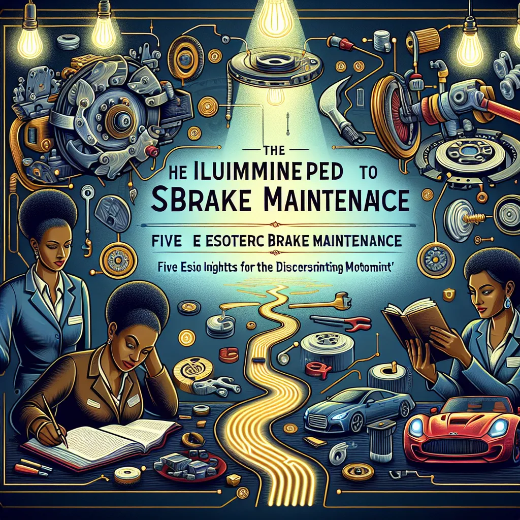 The Illuminated Path to Superior Brake Maintenance: Five Esoteric Insights for the Discerning Motorist