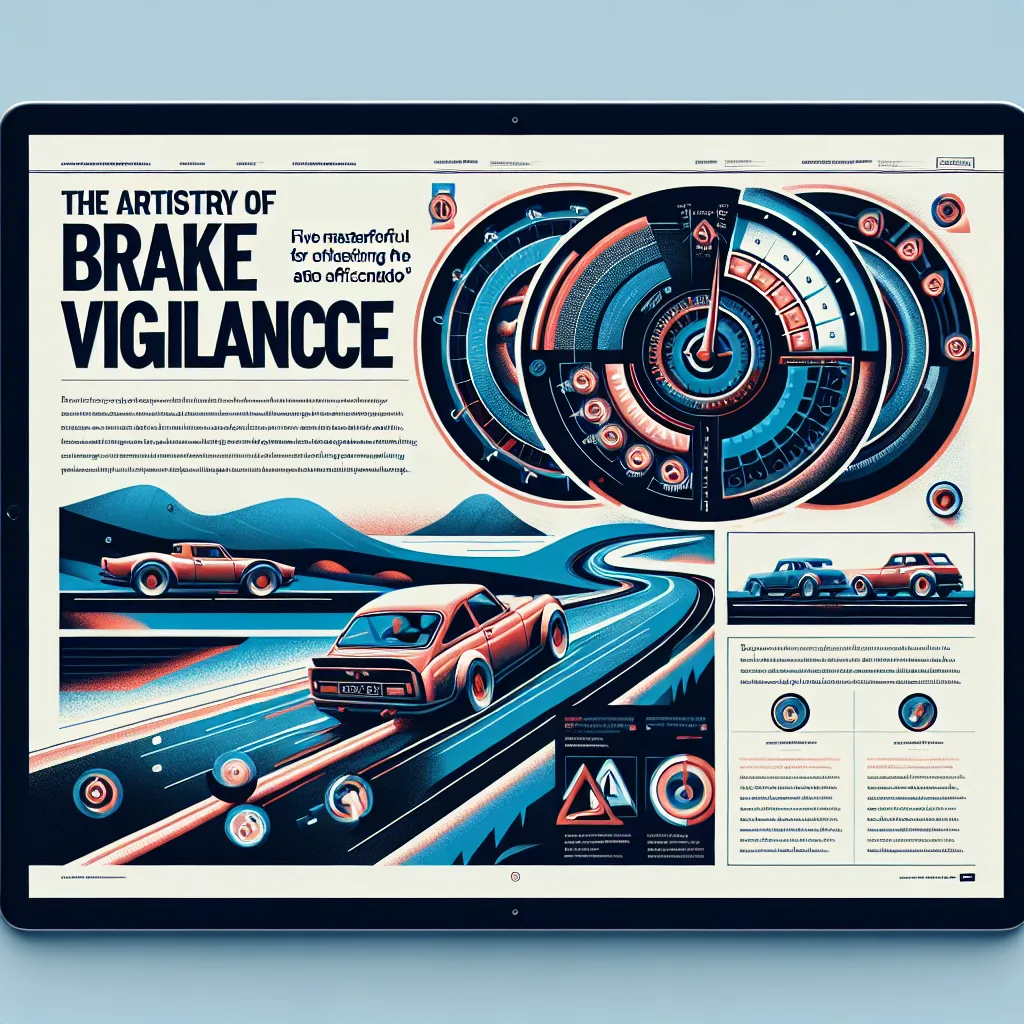 The Artistry of Brake Vigilance: Five Masterful Insights for the Discerning Auto Aficionado