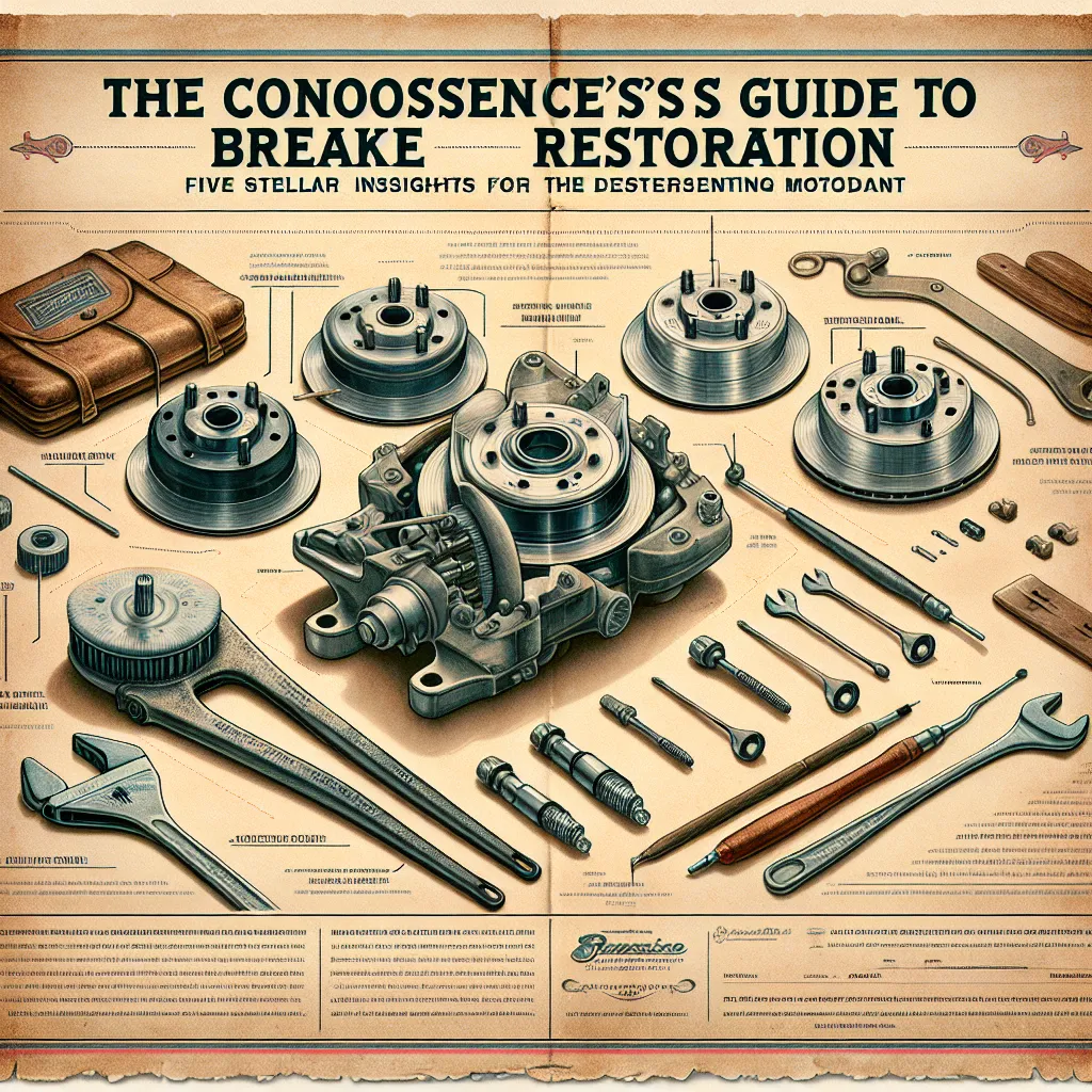 The Cognoscente's Guide to Brake Restoration: Five Stellar Insights for the Discerning Motorist