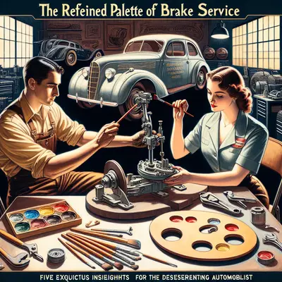 The Refined Palette of Brake Service: Five Exquisite Insights for the Discerning Automobilist